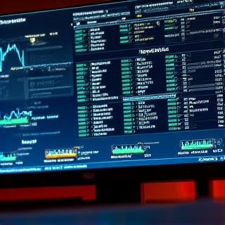 Schermo con risultati di stress test e benchmark del PC